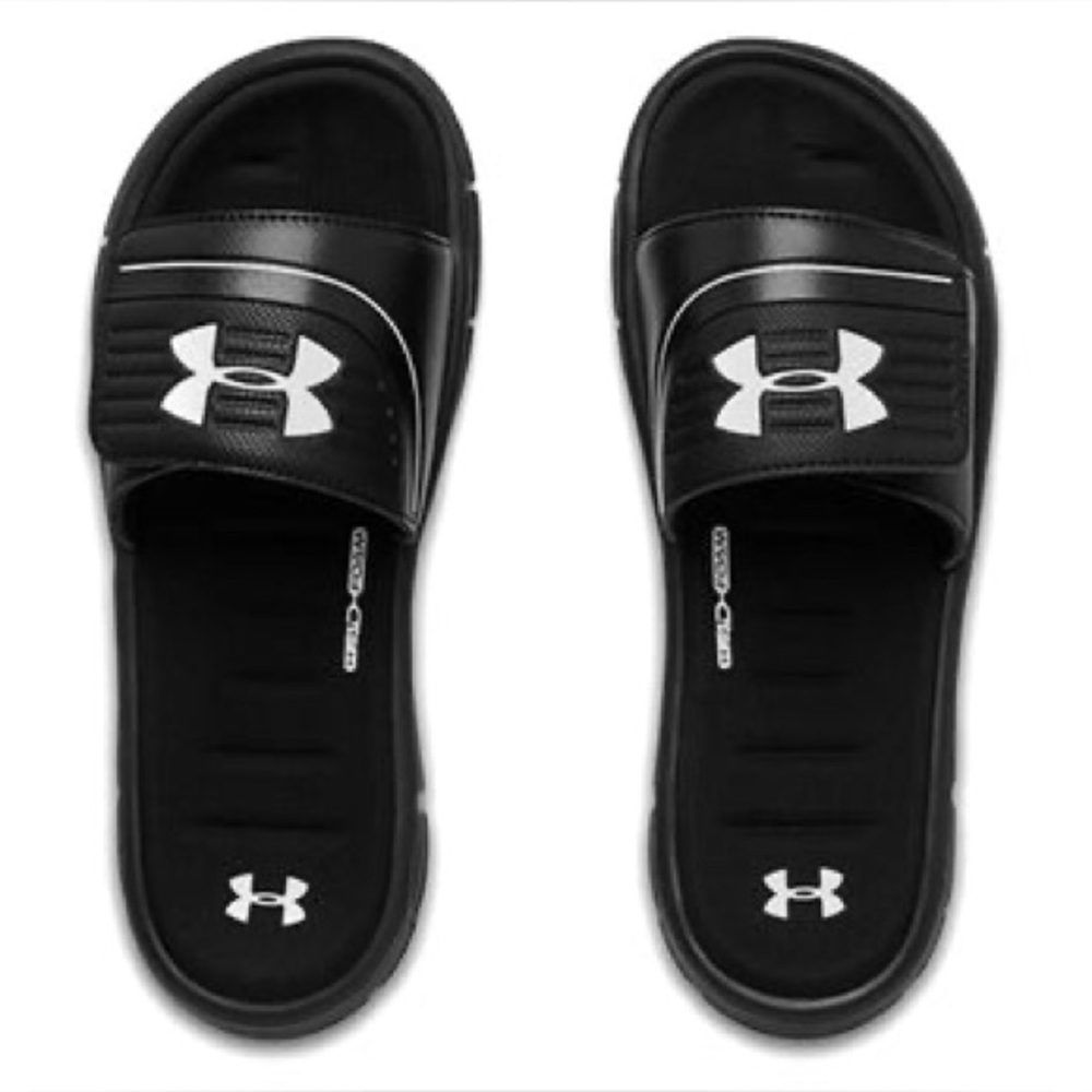 Under Armour Mercenary 'Black White’ Unisex Slides size 4Y